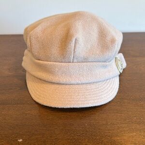 New Juicy Couture Cabbie Newsboy Cream Hat